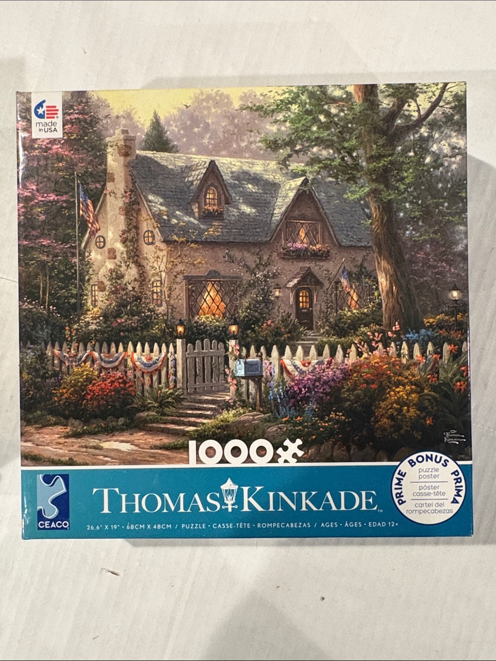 Thomas Kinkade 1000-Piece Cottage Puzzle - Multi-Color